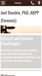Mobile Screenshot of joeldvoskin.com